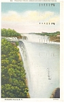 Prospect Point American Canadian Falls Postcard p13484 1936