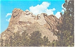 Mt Rushmore South Dakota Postcard p13541 1966