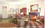 Coach and Four Inn Interior Coatesville PA Postcard p13759 1962