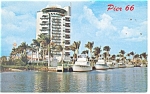 Fort Lauderdale  FL Pier 66 Motor Hotel Postcard p14274 1970