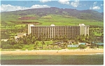Kaanapali Beach Maui HI Maui Surf Hotel Postcard p14423 1985