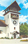 Glockenspiel Tower Frankenmuth MI Postcard p15380