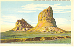 Courthouse Rock NE Postcard p15570