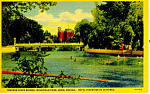 Truckee River Bridge Reno NV Postcard p15585