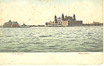 Ellis Island, ew York Harbor NY  Postcard p15810