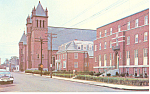St Patrick s Rectory and Church Nashua NH  Postcard p15859