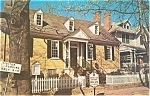 Fredericksburg VA Rising Sun Tavern Postcard p1600