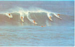 Surfing in Hawaii  Postcard p16269