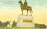 General George Meade  Monument Gettysburg PA  Postcard p16328