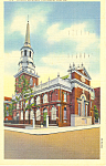 Christ Church Philadelphia PA Postcard p16336 1938