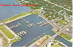 Yacht Basin Daytona Beach Florida Postcard p16439