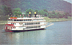 MV West Virginia Belle Steam Boat   Postcard p16669