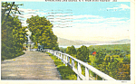 Approaching Lake George New York Postcard p16826