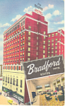 Bradford Hotel Boston Massachusetts Postcard p16980