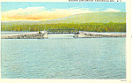 Seventh Lake Bridge Adirondacks NY  Postcard p17363