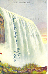 Horseshoe Falls Niagara Falls NY  Postcard p17385 1909