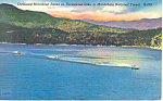 Boat Races Nantahala National Forest NC Postcard p17630