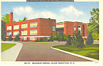 Grammar School Black Mountain NC Postcard p17631