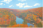 Clarion River and Rt 966 PA Postcard p17744 1961