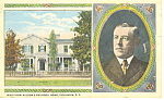 Woodrow Wilsons Home  Columbia  SC Postcard p17862