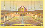 Tabernacle Interior Salt Lake City UT Postcard p18170