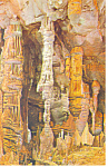 Totem Poles Luray Caverns VA Postcard p18295