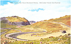 Highway Yellowstone National Park WY Postcard p18549