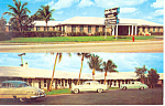 White Caps Motel  Rivera Beach FL Postcard p19240 Cars 50s