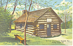 Continental Army Hospital Hut Valley Forge Postcard p19344