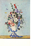 Vase of Flowers Paul Cezanne Postcard p21147