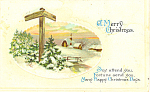 A Merry Christmas Postcard p21199