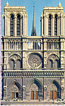 Notre Dame Facade Paris  France p21774