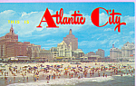 Beach Scene Atlantic City New Jersey p21885