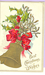 Best Christmas Wishes Postcard p22948