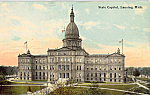 State Capitol  Lansing Michigan p24407