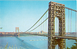 George Washington Bridge NY Postcard p25389