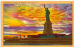 Statue Of Liberty at Sunrise  New York Harbor p26782