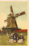 Dutch Family Windmill Volendam Netherlands p27219