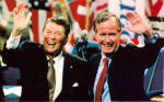 President Ronald Reagan and VIce President Bush p28819