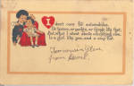 Cute Children Valentine Postcard p29121 1916
