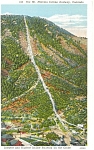 Incline Railway  Mt Manitou CO Postcard p3136