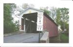 Reamstown PA Bucher s Mill Covered Bridge Postcard p32752