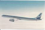 Capitol Airlines Super DC-8 Airline issued Postcard p33060