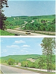 I 80 Highway Scenes in PA Postcards Lot of 2 p3417