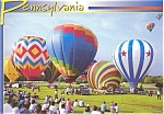 Hot Air Balloons in Western PA Postcard p3434
