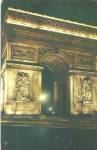Paris France Arc de Triomphe postcard p35338