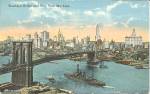 New York City  Brooklyn Bridge and Skyline p35396