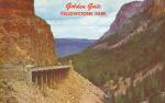 Yellowstone National Park WY Golden Gate postcard p35694