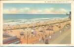 Atlantic City NJ Beach Scene postcard p35983