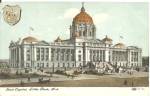 Little Rock AR State Capitol 1908 postcard p36279